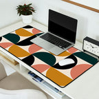 Bauhaus Mid Century Modern Geometric I Desk Mat Gallery Image 2