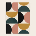 Bauhaus Mid Century Modern Geometric I Notebook Gallery Image 4