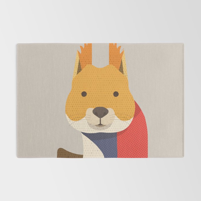 Red Squirrel Rug Gallery Image 2