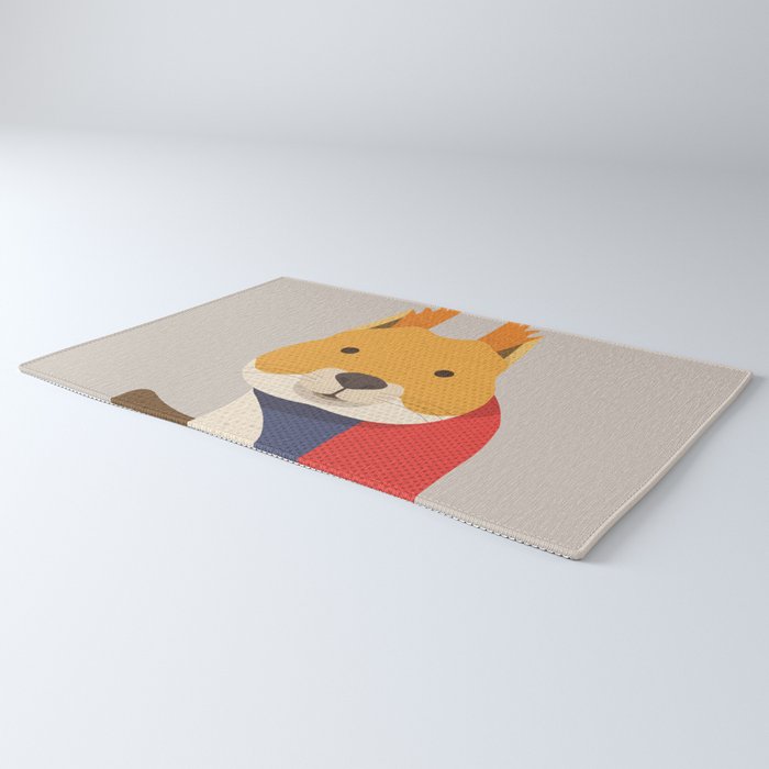 Red Squirrel Rug Gallery Image 3