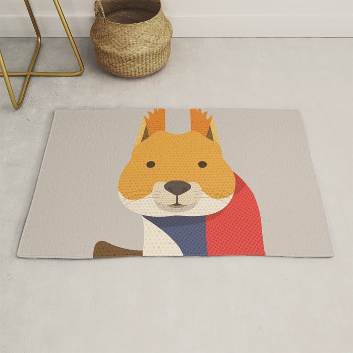 Red Squirrel Rug Gallery Image 1