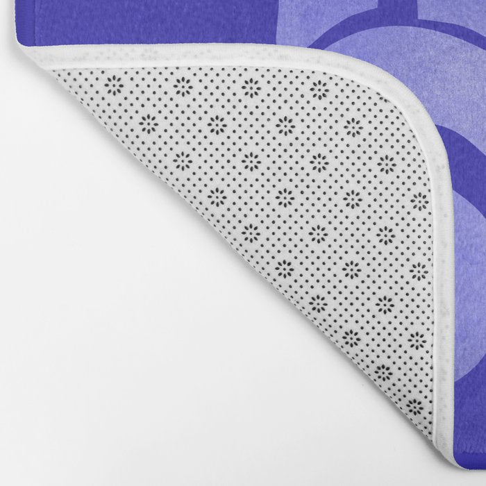Rise and Shine - blue typography Bath Mat Gallery Image 2