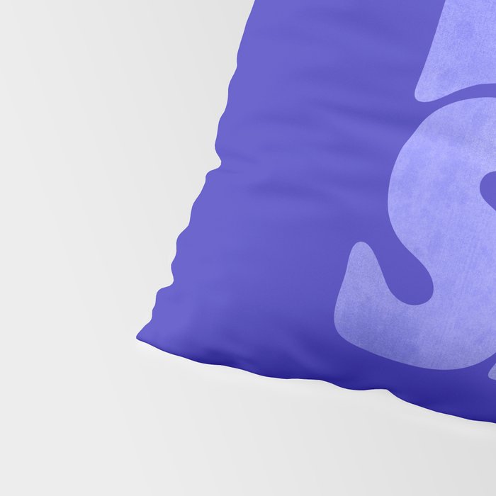 Rise and Shine - blue typography Pillow Sham Gallery Image 4