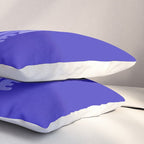 Rise and Shine - blue typography Pillow Sham Gallery Image 3