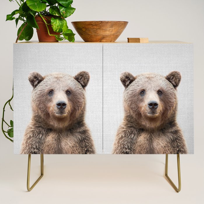Grizzly Bear - Colorful Credenza Gallery Image 1