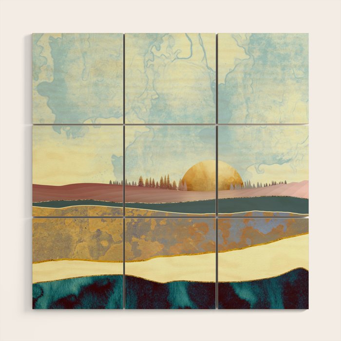 Hazy Afternoon Wood Wall Art Gallery Image 1