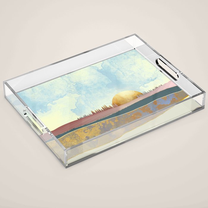 Hazy Afternoon Acrylic Tray Gallery Image 1