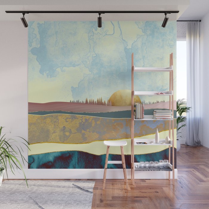 Hazy Afternoon Wall Mural Gallery Image 1