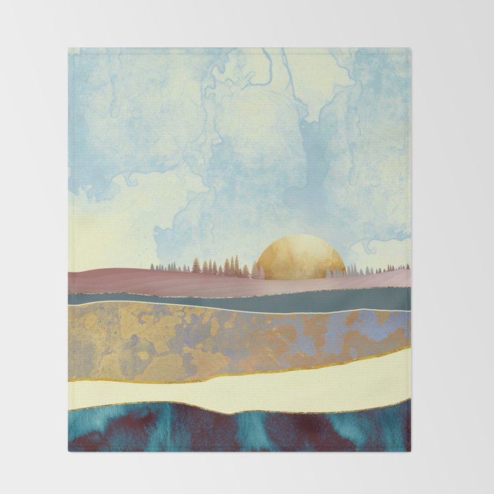 Hazy Afternoon Throw Blanket Gallery Image 2