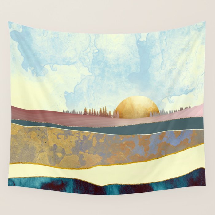 Hazy Afternoon Wall Tapestry Gallery Image 1