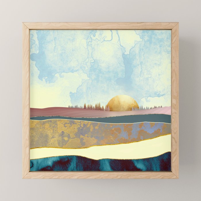 Hazy Afternoon Mini Art Print Gallery Image 1