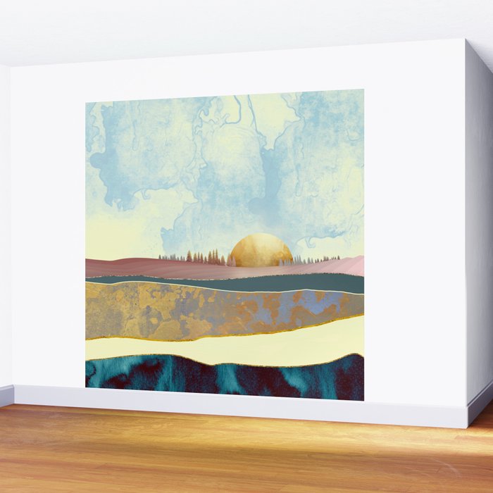 Hazy Afternoon Wall Mural Gallery Image 2