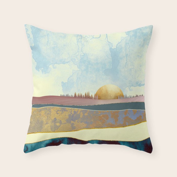 Hazy Afternoon Throw Pillow Gallery Image 6