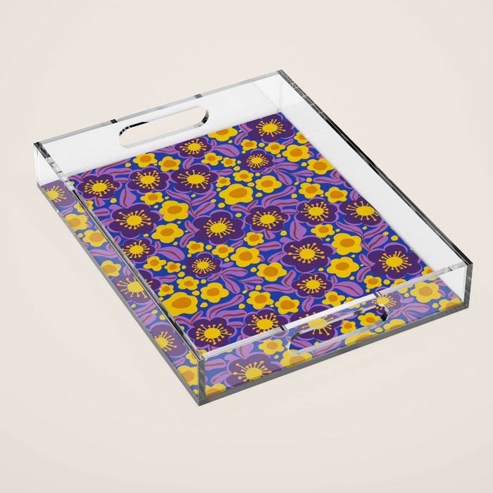Ditsy III Acrylic Tray Gallery Image 1