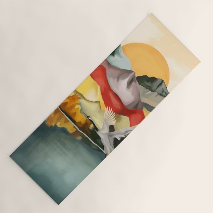 Silent Flight  Yoga Mat Gallery Image 1