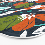 Koi Pond - Orange Bath Mat Gallery Image 3