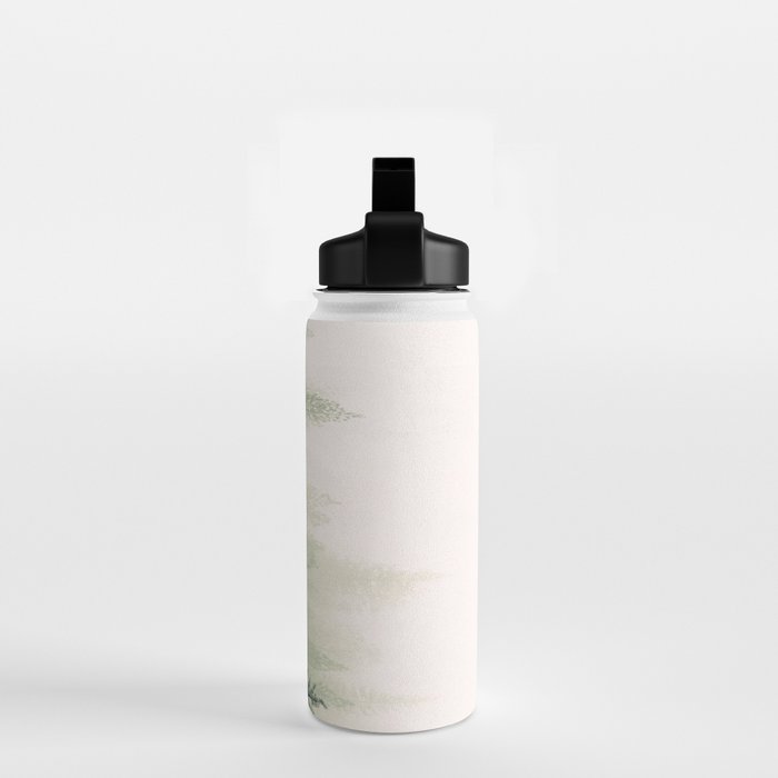 Foggy Pine Trees Water Bottle Gallery Image 2