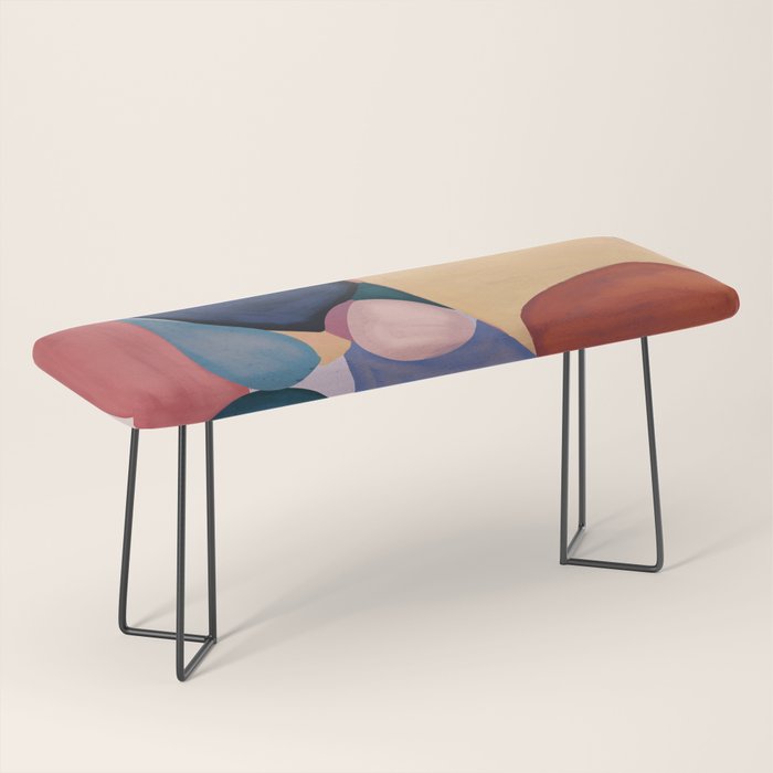 Modern Abstract Shapes 93 Bench Gallery Image 1