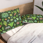 Baby succulent 1 - dark Pillow Sham Gallery Image 2