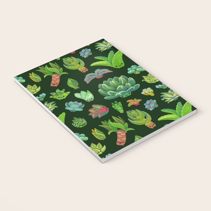 Baby succulent 1 - dark Notebook Gallery Image 3