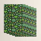 Baby succulent 1 - dark Wrapping Paper Gallery Image 3