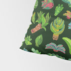 Baby succulent 1 - dark Pillow Sham Gallery Image 4