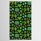 Baby succulent 1 - dark Tablecloth Gallery Image 2