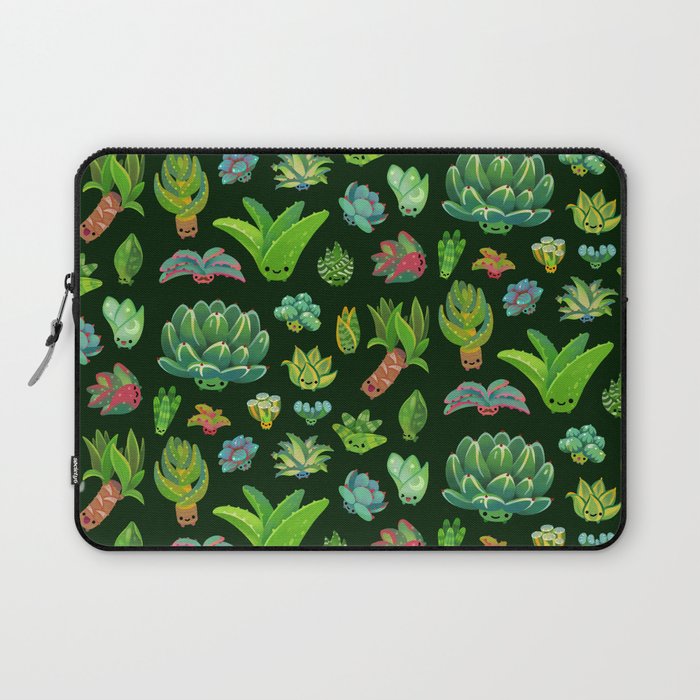 Baby succulent 1 - dark Laptop Sleeve Gallery Image 1