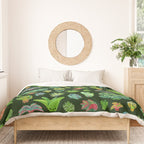 Baby succulent 1 - dark Duvet Cover Gallery Image 3