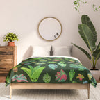 Baby succulent 1 - dark Comforter Gallery Image 3