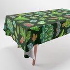 Baby succulent 1 - dark Tablecloth Gallery Image 1