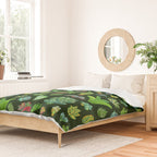 Baby succulent 1 - dark Duvet Cover Gallery Image 2