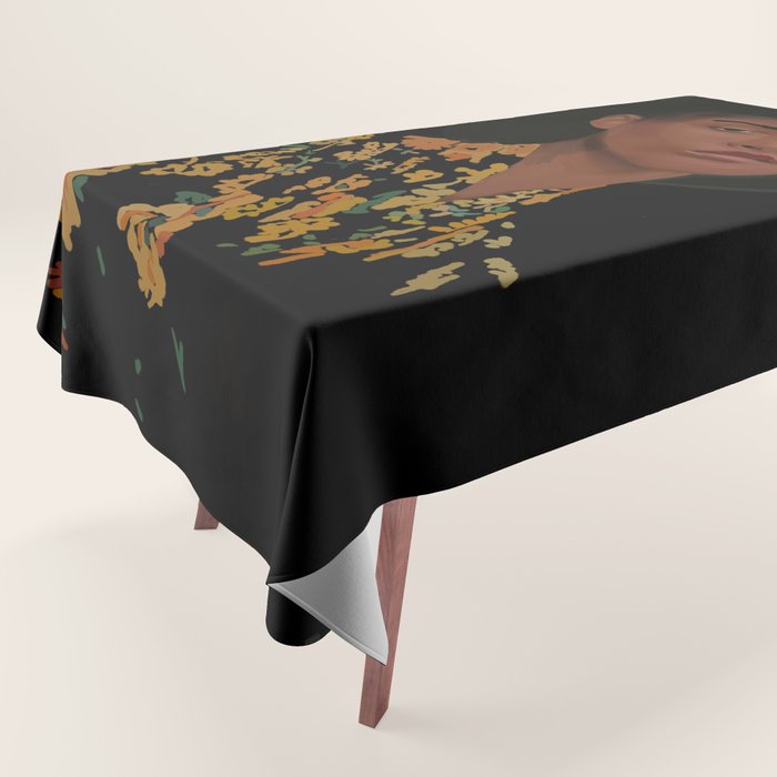 Girl Portrait 21 Tablecloth Gallery Image 1