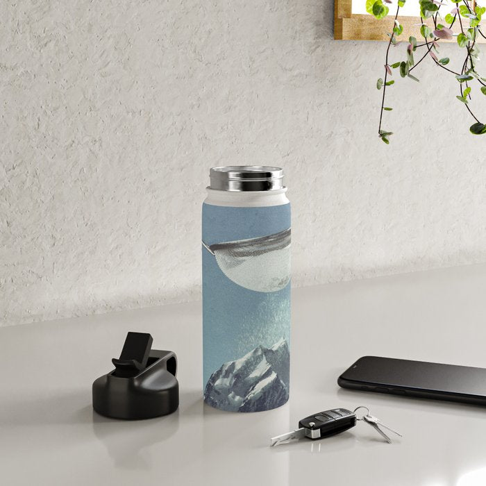 Sifted Summit - Snow Sugar on Mountain Peak Water Bottle Gallery Image 4