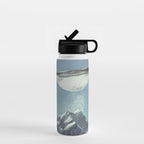 Sifted Summit - Snow Sugar on Mountain Peak Water Bottle Gallery Image 1