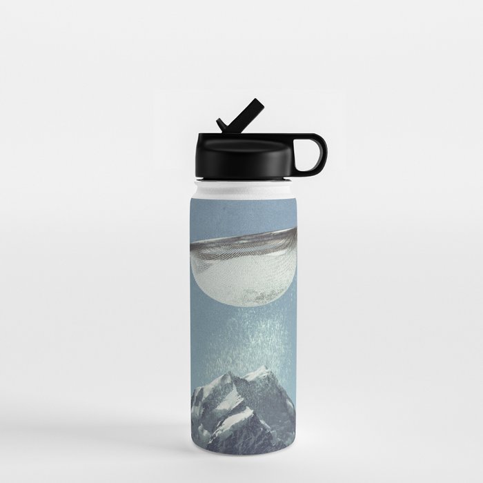 Sifted Summit - Snow Sugar on Mountain Peak Water Bottle Gallery Image 1