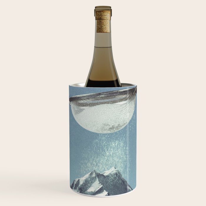 Sifted Summit - Snow Sugar on Mountain Peak Wine Chiller Gallery Image 1