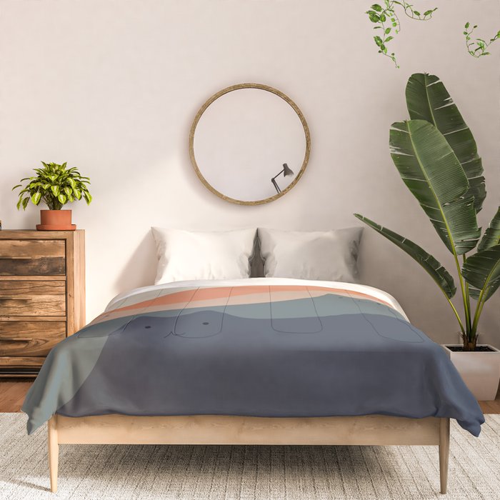 Cat Landscape 90 Comforter Gallery Image 3