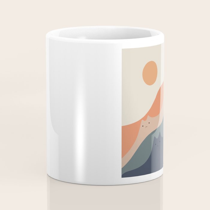 Cat Landscape 90 Coffee Mug Gallery Image 4