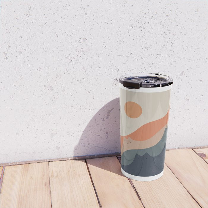 Cat Landscape 90 Travel Mug Gallery Image 4