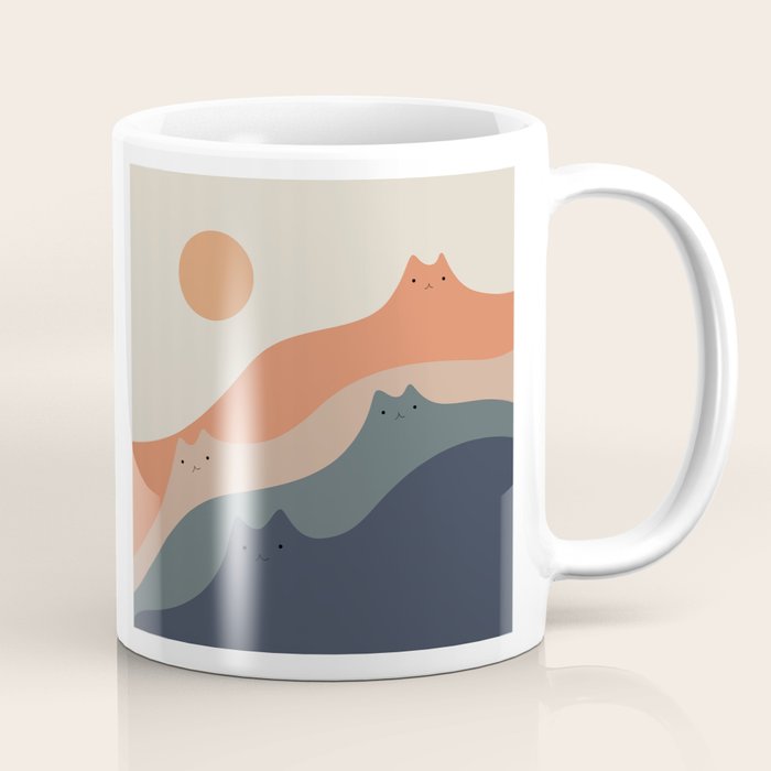 Cat Landscape 90 Coffee Mug Gallery Image 1