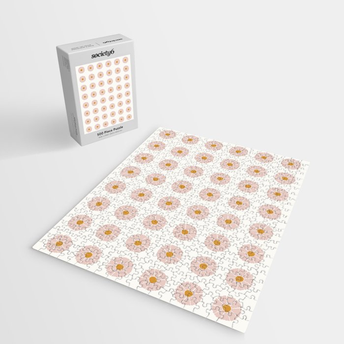 Daisies [Off White] Jigsaw Puzzle Gallery Image 2