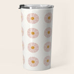 Daisies [Off White] Travel Mug Gallery Image 3