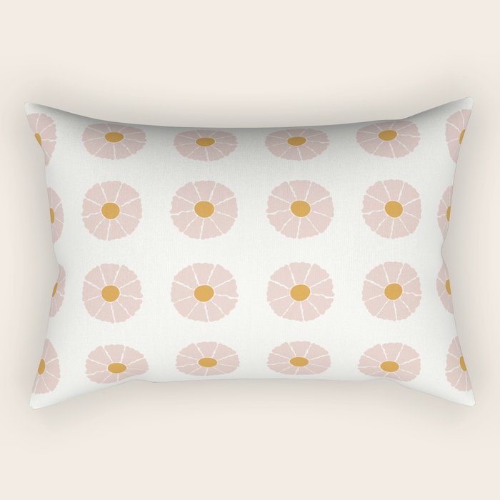 Daisies [Off White] Rectangular Pillow Gallery Image 2