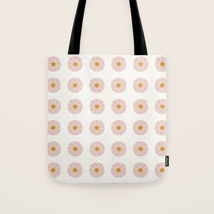 Daisies [Off White] Tote Bag Gallery Image 1