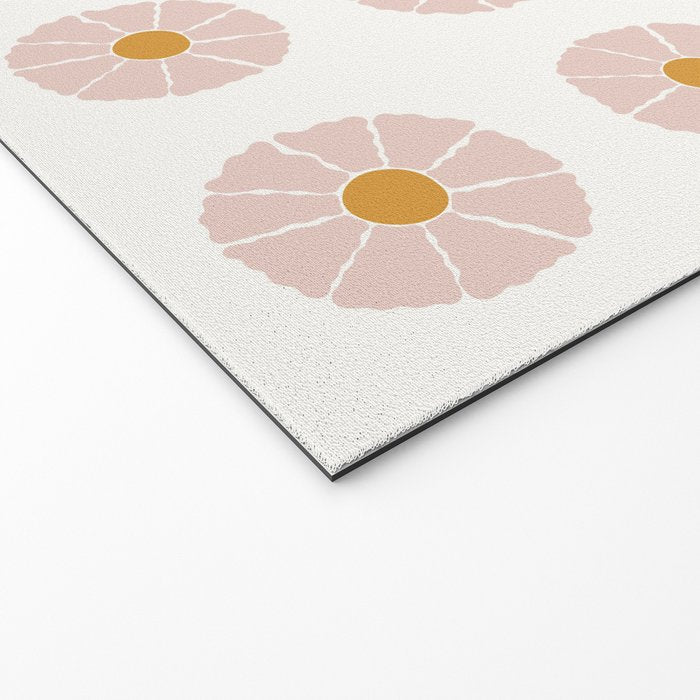 Daisies [Off White] Welcome Mat Gallery Image 2