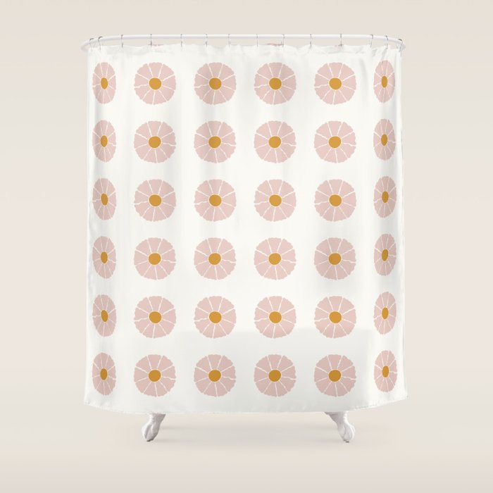 Daisies [Off White] Shower Curtain Gallery Image 1