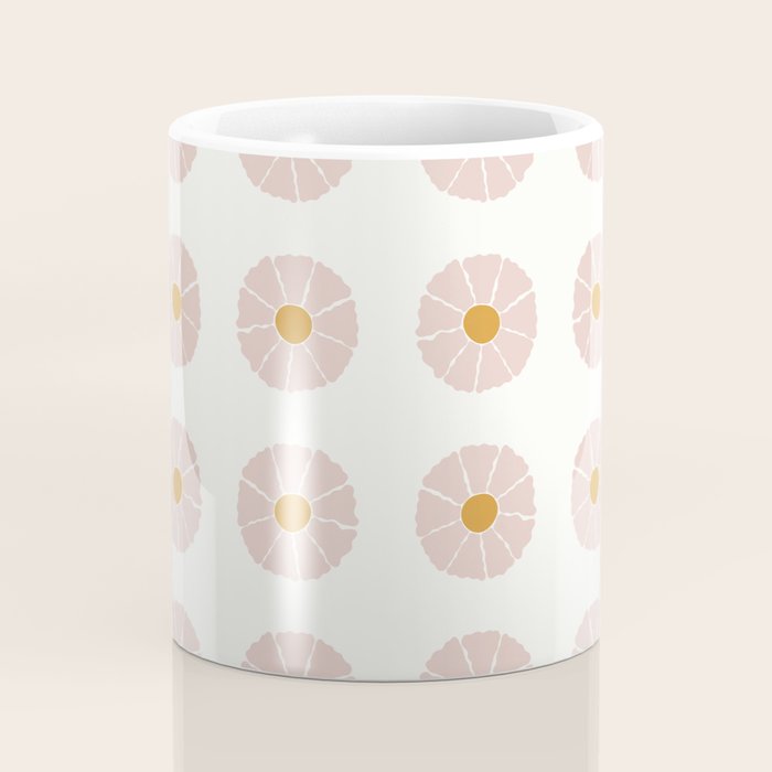Daisies [Off White] Coffee Mug Gallery Image 4