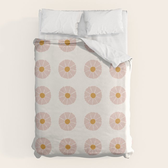 Daisies [Off White] Duvet Cover Gallery Image 1