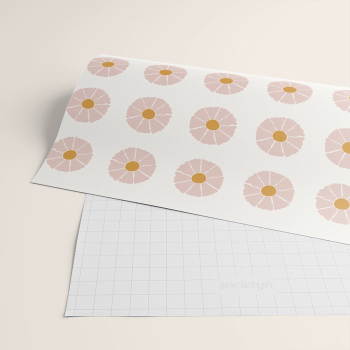 Daisies [Off White] Wrapping Paper Gallery Image 2